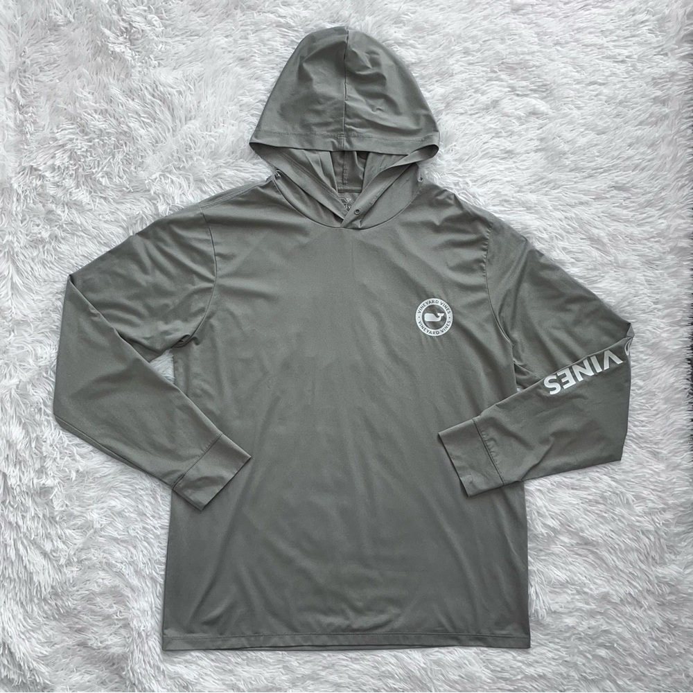 Vineyard Vines | Grey Performance Circle Logo Lon… - image 2